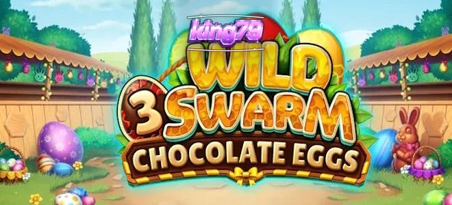 Giao diện rực rỡ và đầy màu sắc của trò chơi Wild Swarm 3 Chocolate Eggs